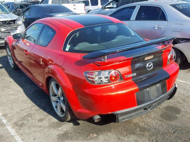 JM1FE173150158694 - 2005 MAZDA RX8 RED photo 3