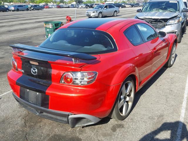 JM1FE173150158694 - 2005 MAZDA RX8 RED photo 4