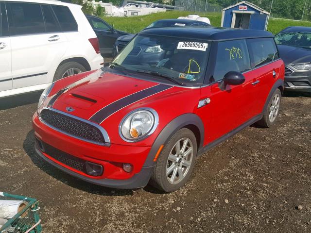 WMWZG3C56ETY33462 - 2014 MINI COOPER S C RED photo 2