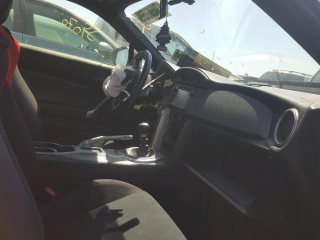 JF1ZNAA15F9702315 - 2015 TOYOTA SCION FR-S BLACK photo 5