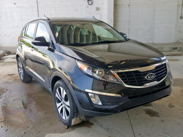 KNDPC3A28B7049335 - 2011 KIA SPORTAGE E BLACK photo 1