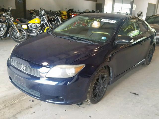 JTKDE177760072715 - 2006 TOYOTA SCION TC BLUE photo 2