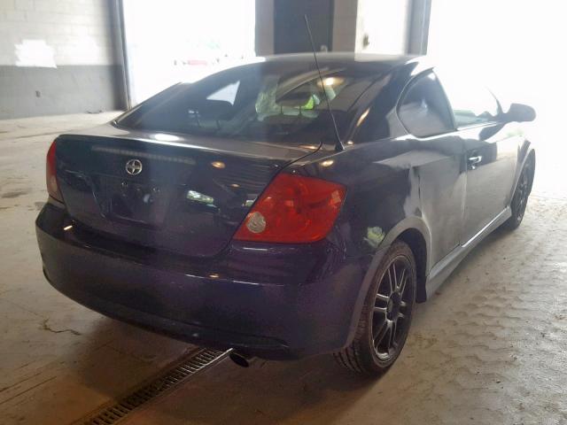 JTKDE177760072715 - 2006 TOYOTA SCION TC BLUE photo 4