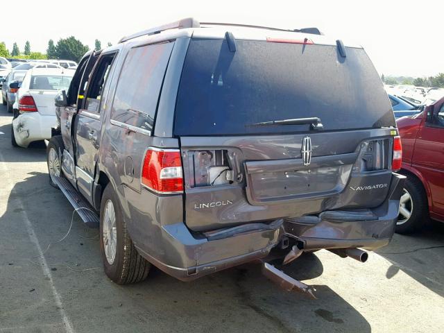 5LMJJ2J5XAEJ07237 - 2010 LINCOLN NAVIGATOR Gris photo 3