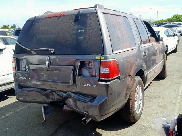5LMJJ2J5XAEJ07237 - 2010 LINCOLN NAVIGATOR Gris photo 4