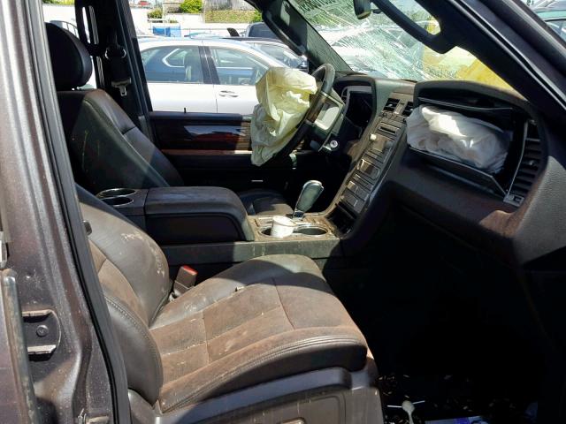 5LMJJ2J5XAEJ07237 - 2010 LINCOLN NAVIGATOR Gris photo 5