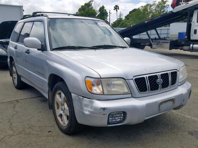 JF1SF65602H712588 - 2002 SUBARU FORESTER S SILVER photo 1