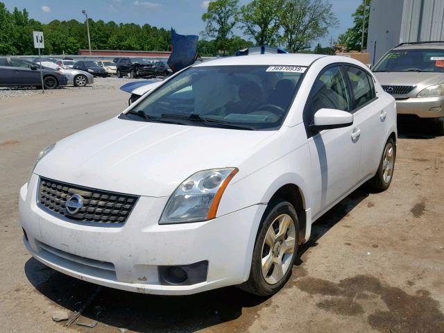 3N1AB61E07L611786 - 2007 NISSAN SENTRA 2.0 WHITE photo 2