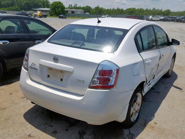 3N1AB61E07L611786 - 2007 NISSAN SENTRA 2.0 WHITE photo 4