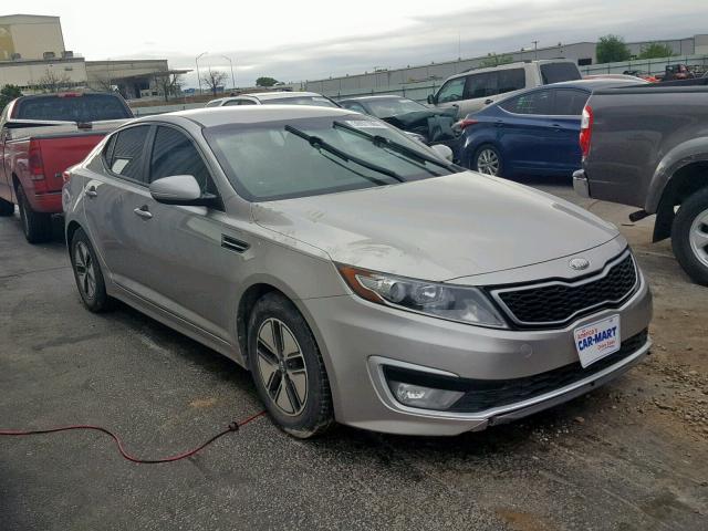 KNAGM4AD3C5036247 - 2012 KIA OPTIMA HYB SILVER photo 1