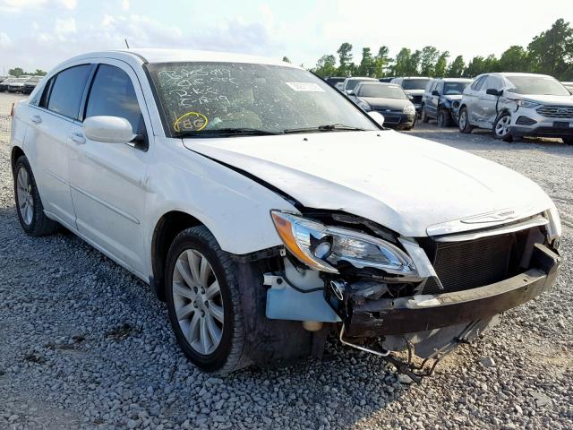 1C3CCBBB1CN117175 - 2012 CHRYSLER 200 TOURIN WHITE photo 1