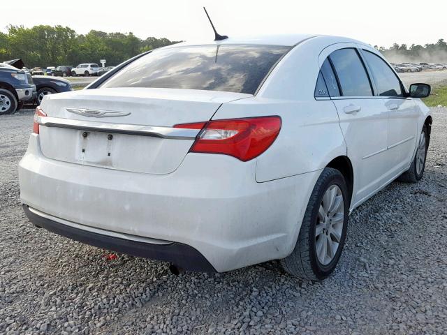 1C3CCBBB1CN117175 - 2012 CHRYSLER 200 TOURIN WHITE photo 4