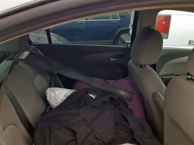 1G1JA5SH0D4218951 - 2013 CHEVROLET SONIC LS GRAY photo 6