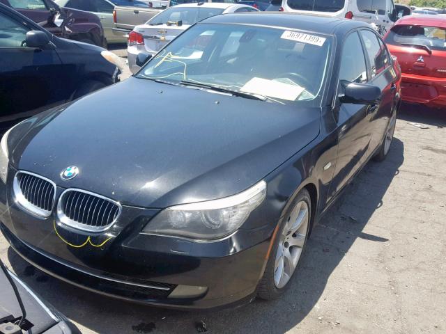 WBANW13578CN56492 - 2008 BMW 535 I BLACK photo 2