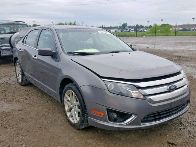 3FAHP0JG8CR406418 - 2012 FORD FUSION SEL GRAY photo 1