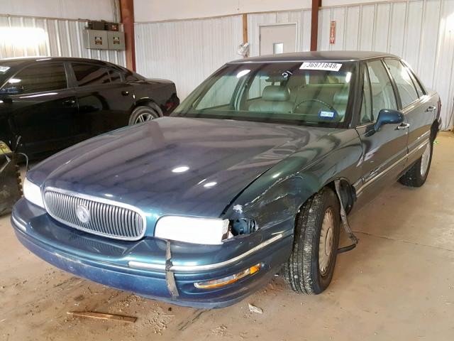 1G4HR52K7VH440869 - 1997 BUICK LESABRE LI GREEN photo 2