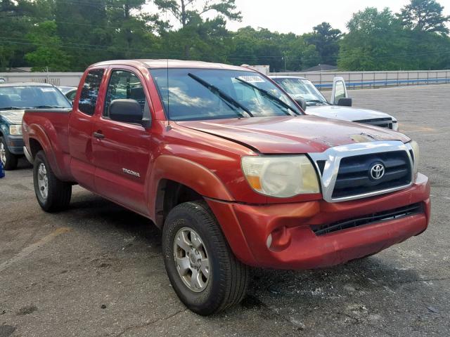 5TETU62N78Z570327 - 2008 TOYOTA TACOMA PRE RED photo 1