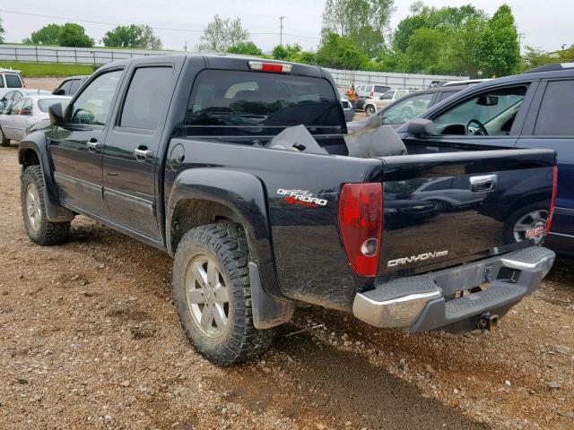 1GTH6MFE3C8115452 - 2012 GMC CANYON SLE BLACK photo 3