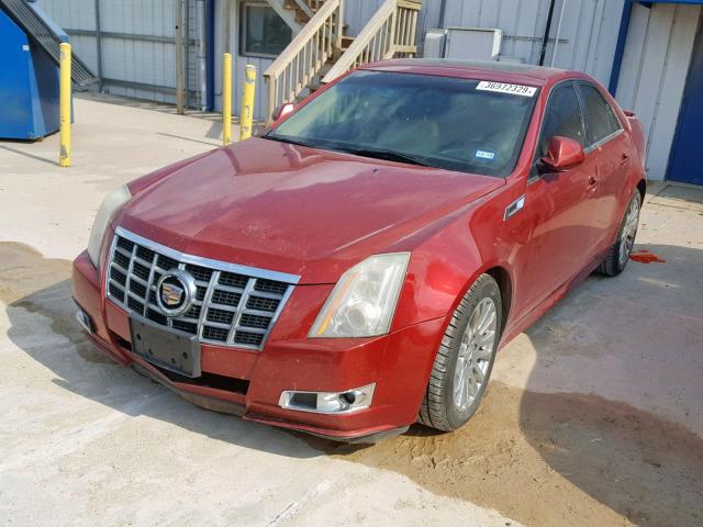 1G6DK5E35C0141598 - 2012 CADILLAC CTS PERFOR RED photo 2