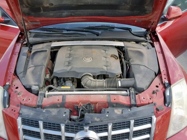 1G6DK5E35C0141598 - 2012 CADILLAC CTS PERFOR RED photo 7
