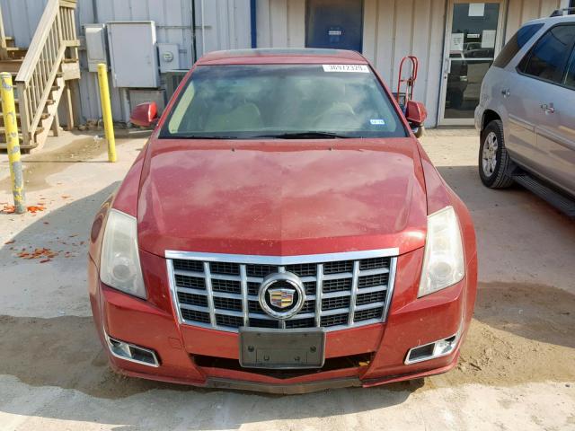1G6DK5E35C0141598 - 2012 CADILLAC CTS PERFOR RED photo 9