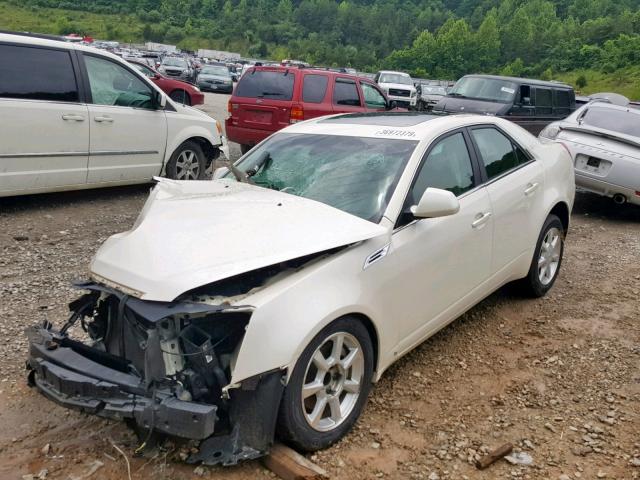 1G6DR57V880200807 - 2008 CADILLAC CTS HI FEA WHITE photo 2