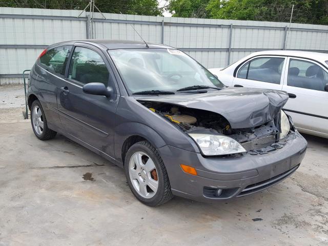 3FAFP31N35R123225 - 2005 FORD FOCUS ZX3 GRAY photo 1