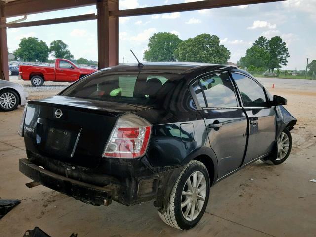 3N1AB61EX8L658308 - 2008 NISSAN SENTRA 2.0 BLACK photo 4