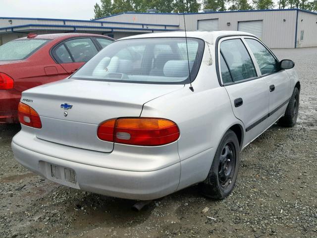 1Y1SK5283YZ428344 - 2000 CHEVROLET GEO PRIZM GRAY photo 4