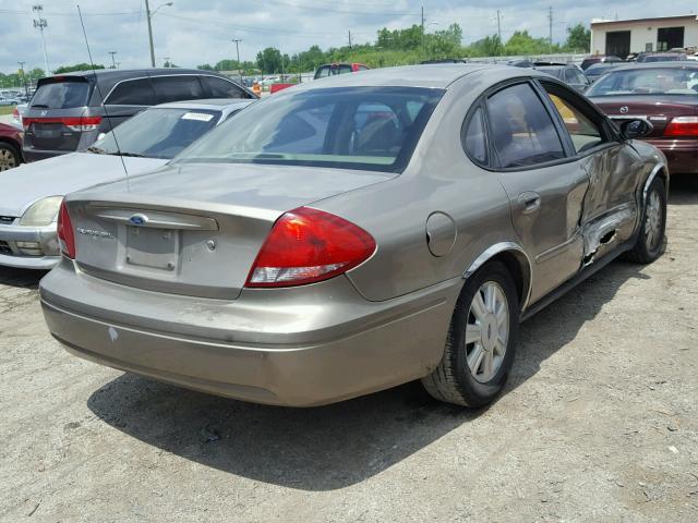 1FAFP56265A205535 - 2005 FORD TAURUS SEL TAN photo 4