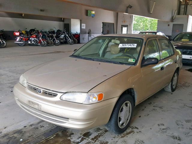 2T1BR12E7XC257038 - 1999 TOYOTA COROLLA VE TAN photo 2