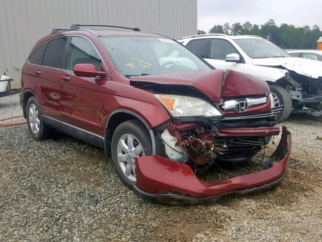 5J6RE487X8L010332 - 2008 HONDA CR-V EXL BURGUNDY photo 1