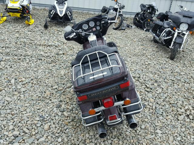 1HD1FCW105Y653195 - 2005 HARLEY-DAVIDSON FLHTCUI MAROON photo 9