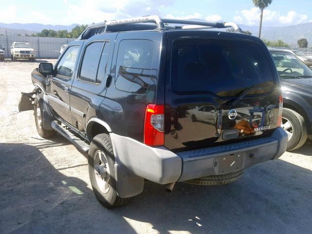 5N1ED28T14C622093 - 2004 NISSAN XTERRA XE BLACK photo 3