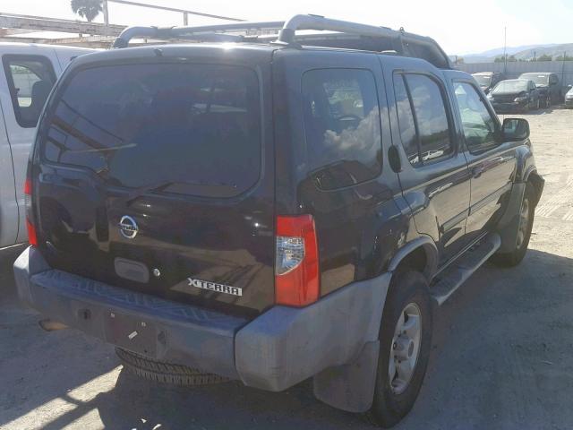 5N1ED28T14C622093 - 2004 NISSAN XTERRA XE BLACK photo 4