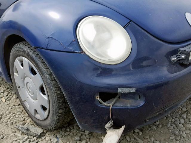 3VWBK31C84M404824 - 2004 VOLKSWAGEN NEW BEETLE ლურჯი ფოტო 9