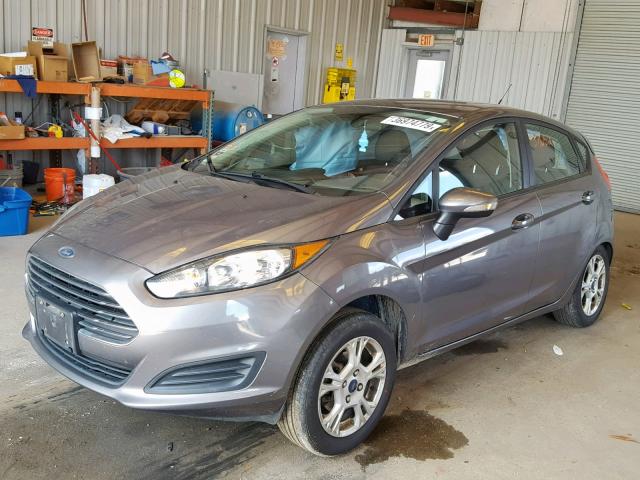 3FADP4EJ5EM113622 - 2014 FORD FIESTA SE GRAY photo 2