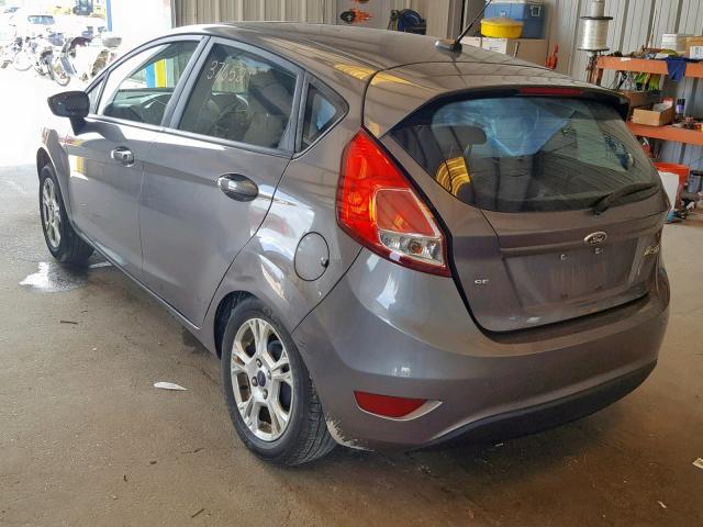 3FADP4EJ5EM113622 - 2014 FORD FIESTA SE GRAY photo 3