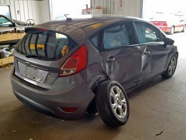 3FADP4EJ5EM113622 - 2014 FORD FIESTA SE GRAY photo 4