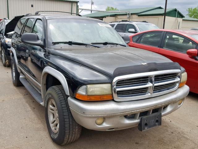 1B4HS58N92F196768 - 2002 DODGE DURANGO SL BLACK photo 1