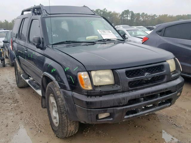 5N1ED28T71C530188 - 2001 NISSAN XTERRA XE BLACK photo 1