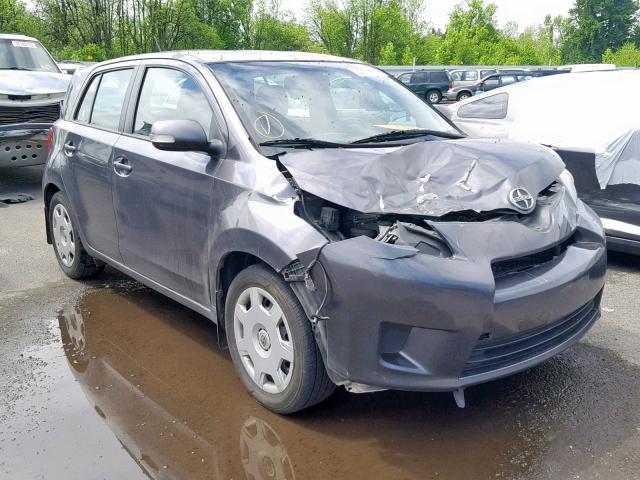 JTKKU4B44B1014817 - 2011 TOYOTA SCION XD GRAY photo 1