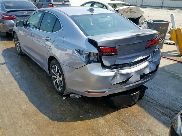 19UUB1F55FA021337 - 2015 ACURA TLX TECH SILVER photo 3