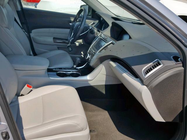 19UUB1F55FA021337 - 2015 ACURA TLX TECH SILVER photo 5