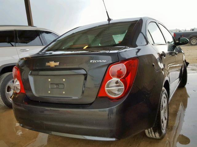 1G1JA5SG5E4136707 - 2014 CHEVROLET SONIC LS BLACK photo 4