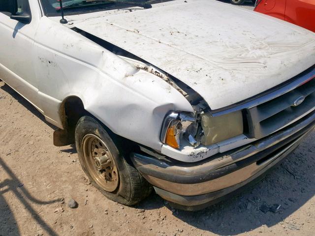 1FTCR10X1SUB99643 - 1995 FORD RANGER WHITE photo 9