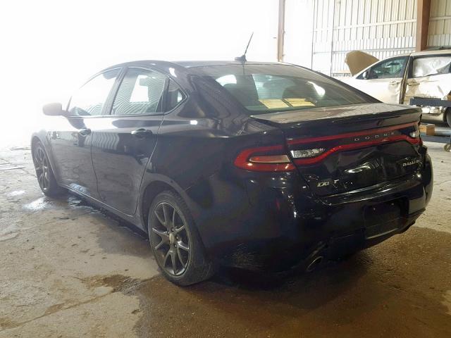 1C3CDFBA3DD118038 - 2013 DODGE DART SXT BLACK photo 3