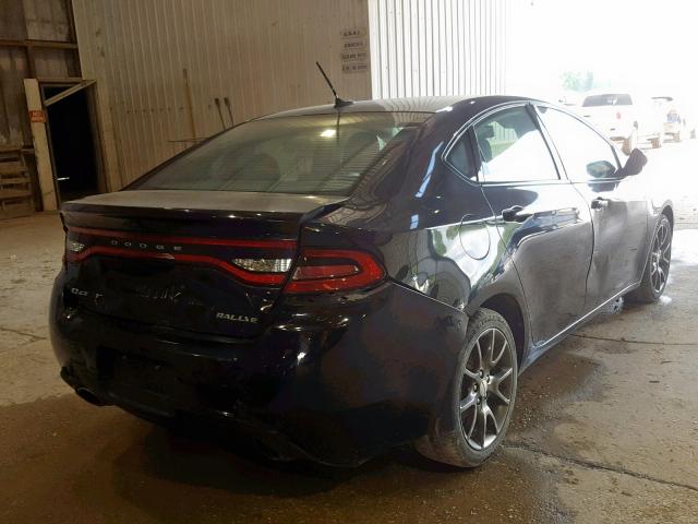 1C3CDFBA3DD118038 - 2013 DODGE DART SXT BLACK photo 4