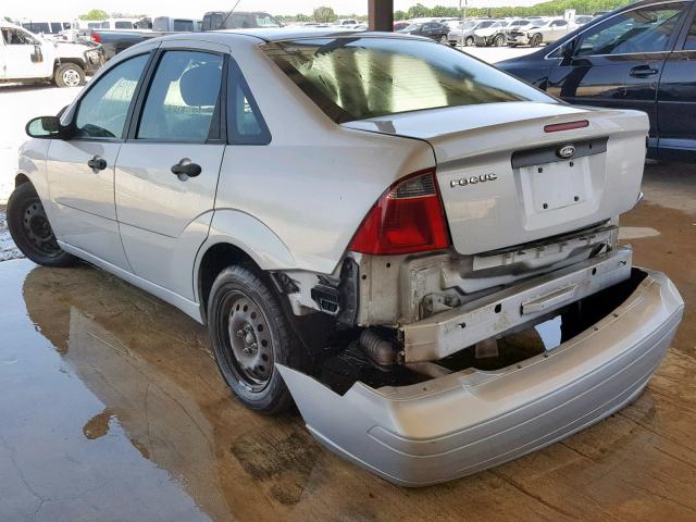 1FAFP34N37W199796 - 2007 FORD FOCUS ZX4 SILVER photo 3