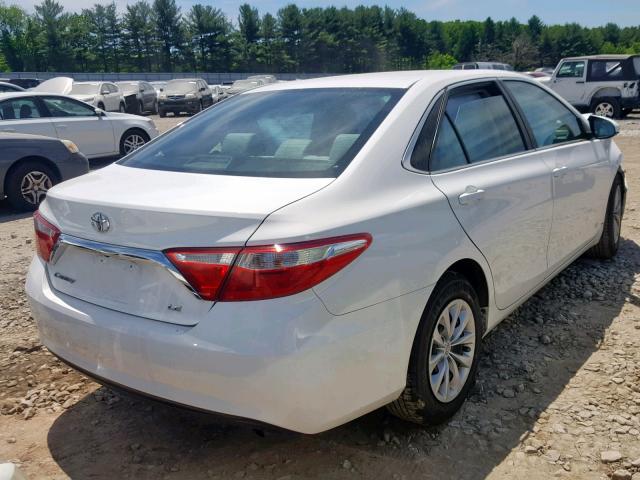 4T4BF1FK8GR534017 - 2016 TOYOTA CAMRY LE WHITE photo 4